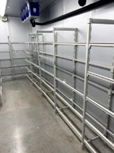 NINE SECTIONS OF CAMBRO RACK