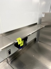 WALL MOUNT STAINLESS SHELF