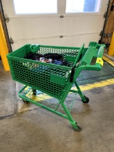 GREEN SHOPPING CART