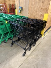 BLACK SHOPPING CARTS