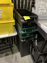 GROUP OF TRASH CANS