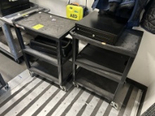 TUFFY 3-TIER PLASTIC UTILITY CARTS