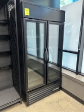 TRUE SELF CONTAINED TWO GLASS DOOR FREEZER