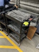 ULINE 3-TIER PLASTIC UTILITY CARTS