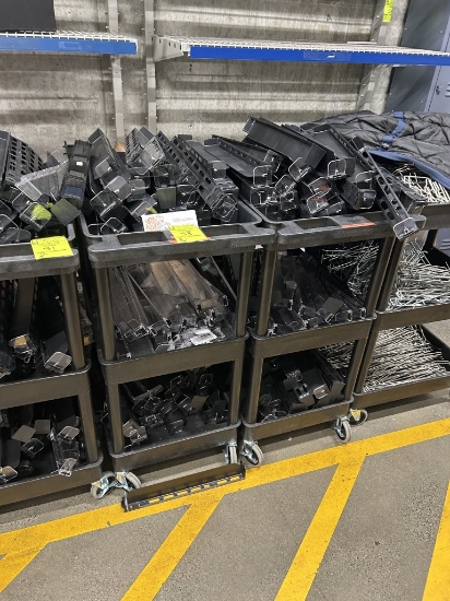 ULINE 3-TIER PLASTIC UTILITY CARTS