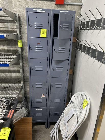 12 DOOR EMPLOYEE LOCKER SYSTEM