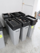 trash receptacles