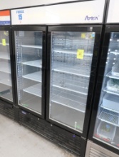 Atosa 2-glass door refrigerator