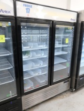 Atosa 2-glass door refrigerator