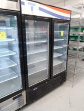Atosa 2-glass door refrigerator