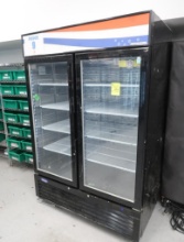 Atosa 2-glass door refrigerator