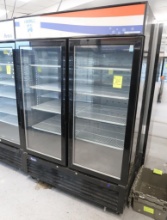 Atosa 2-glass door refrigerator