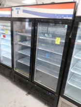 Atosa 2-glass door refrigerator