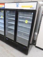 Atosa 2-glass door refrigerator