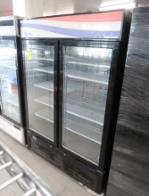 Atosa 2-glass door refrigerator