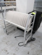 multi-slot charging station, on casters