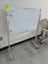 Vevor white board, on aluminum frame w/ casters
