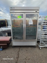 TRUE GLASS 2 DOOR MERCHANDISER COOLER