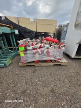 PALLET OF FIRE EXTINGUISHERS