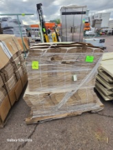 PALLET OF CARDBOARD BOXES