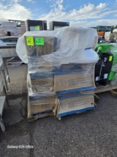 PALLET OF ASSORTED TOILET BOWL AND TANK PARTS