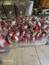 PALLET OF FIRE EXTINGUISHERS