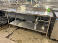 NEW WINHOLT 6’ STAINLESS STEEL TABLE