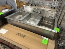 NEW WELLS ELECTRIC 3 WELL STEAM TABLE INSERT