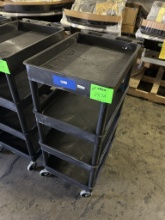 LUXOR 4 SHELF UTILITY CART