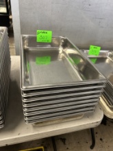 COMMERCIAL STAINLESS STEEL FULL SIZE STEAM TABLE PANS