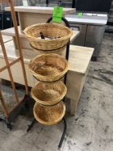4 TIER BASKET DISPLAY