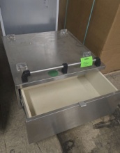 STAINLESS STEEL EQUIPMENT STAND WITH PULL OUT DRAWER