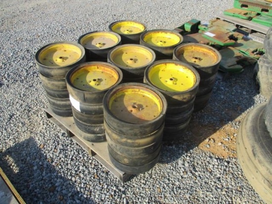 Pallet of John Deere Planter Gauge Wheels