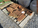 Pallet of John Deere Weights and Bracket