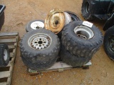 Pallet of Tires and Wheels