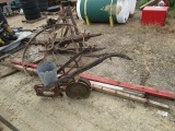 Antique Planter, Wagon Wheel, Misc.
