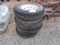 (4) Buckshot Wide Mudder Tires and Jeep Rims