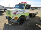 1997 INTERNATIONAL 4700LP  FLATBED TRUCK