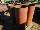 (4) 4' Sections of Steel Pipe