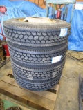 (4) New 11R22.5 Tires