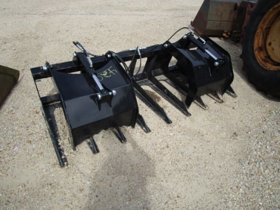 7' Skid Steer Grapple Bucket