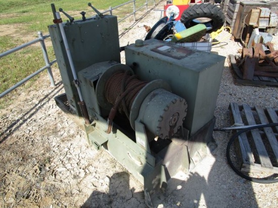 Self Contained Hydraulic Winch