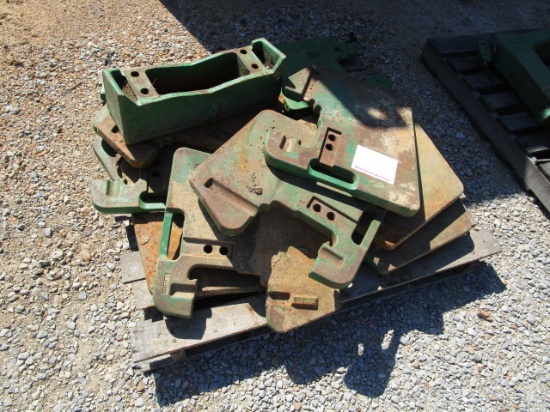 (12) Tractor Weights and Bracket