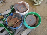 (3) Buckets of Planter Closing Wheels