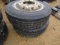 (2) 245/70R19.5 Tires and Wheels