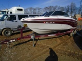 2008 Tahoe Q7i Bow Rider Boat and T/A Trailer