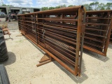 (10) Heavy Duty Mobile Cattle Panels