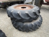 (2) Tractor Tires and Rims