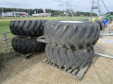 (4) 23.1-26 Float Tires and Rims for Rogator
