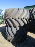 (2) Goodyear Optitrac Tires and Rims
